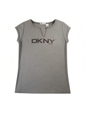 DKNY Grey Logo Baby Tee